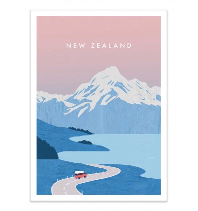 Art-Poster - New Zealand - Katinka Reinke