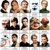 Art-Poster - Star Wars Movies Characters - Olivier Bourdereau