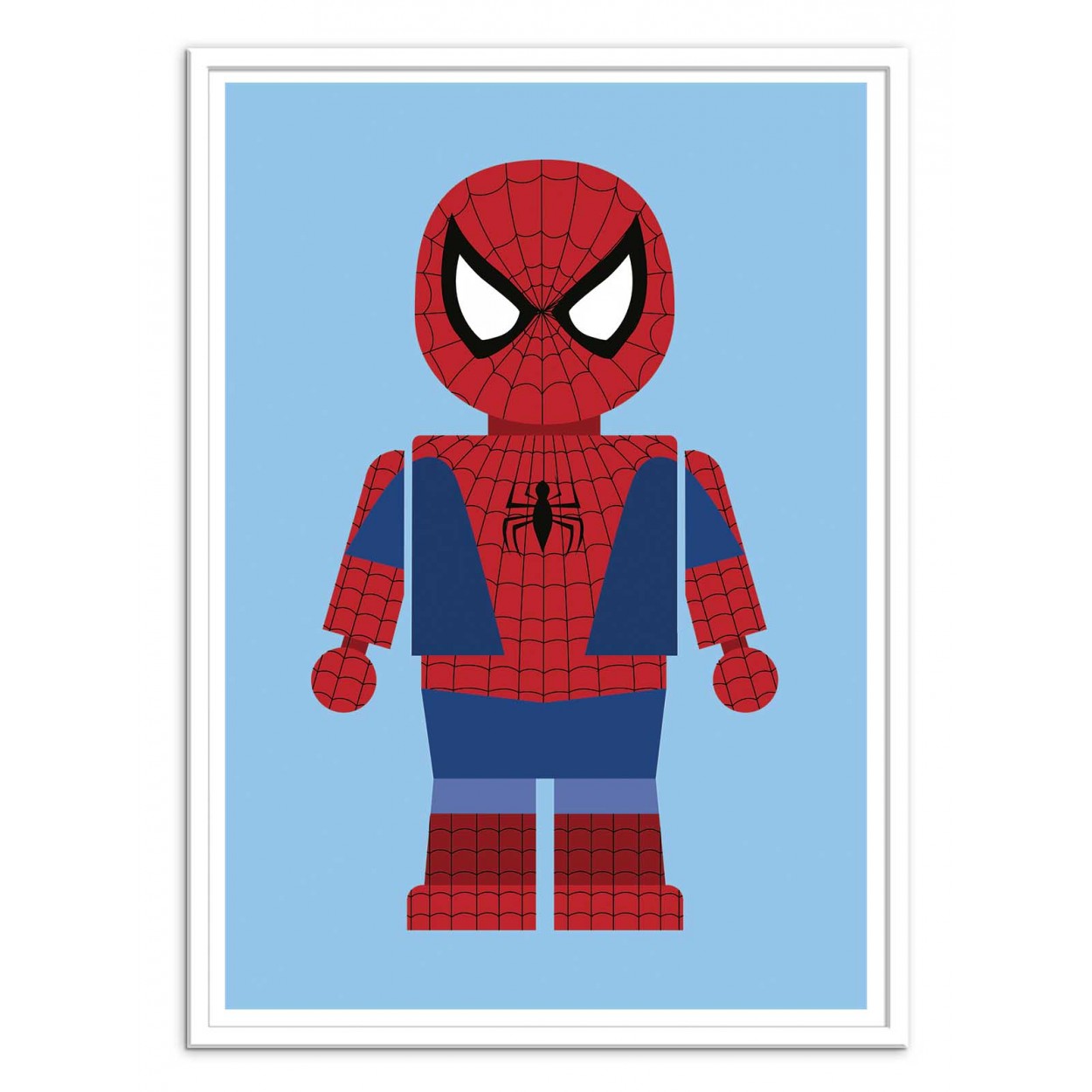 Affiche d'art enfants et bébés - Spiderman Toy, par Rafa Gomes