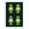Art-Poster - Ninja Turtles Toy - Rafa Gomes