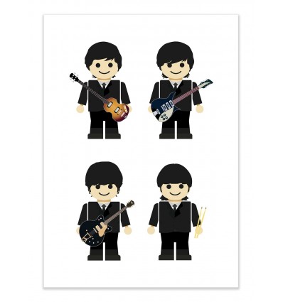 Art-Poster - The Beatles Toy - Rafa Gomes