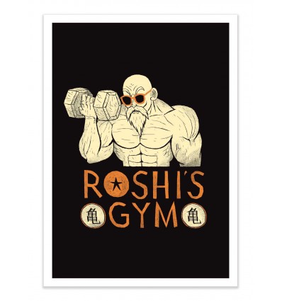 Art-Poster - Roshi's Gym - Louis Roskosch