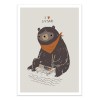Art-Poster - Sushi Bear - Louis Roskosch