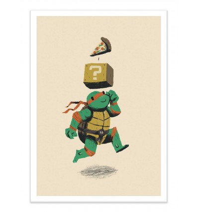 Art-Poster - Turtle Block - Louis Roskosch
