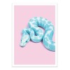 Art-Poster - Blue Snake - Paul Fuentes