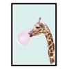 Art-Poster - Bubblegum Giraffe - Paul Fuentes