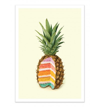 Art-Poster - Pineapple cake - Paul Fuentes