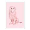 Art-Poster - Pink Lion - Paul Fuentes