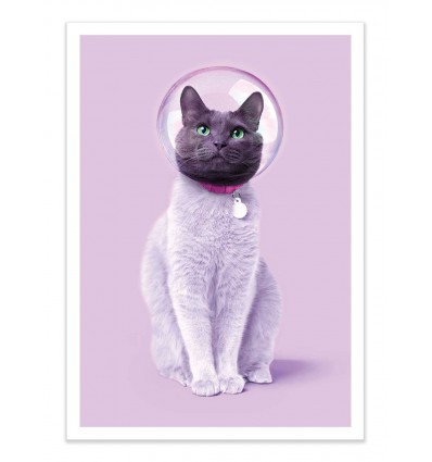 Art-Poster - Space cat - Paul Fuentes