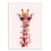Art-Poster - Thirsty Giraffe - Paul Fuentes