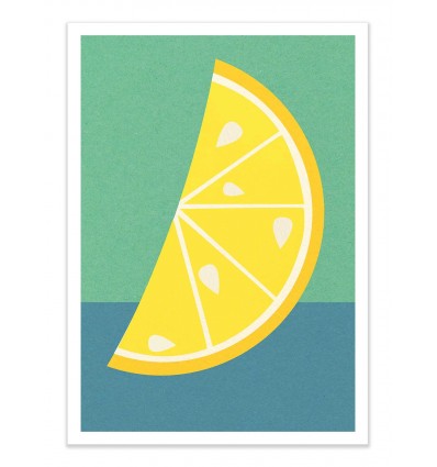 Art-Poster - Lemon Slice - Rosi Feist