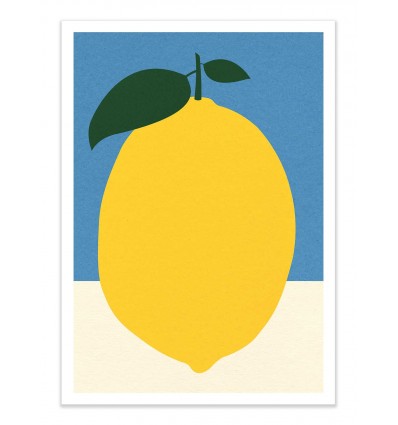 Art-Poster - Yellow Lemon - Rosi Feist
