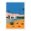 Art-Poster - Palm Springs Bungalow - Rosi Feist