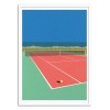 Art-Poster - Tennis court in the desert - Rosi Feist