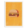 Art-Poster - Fast Food Burger - Daniel Coulmann