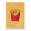 Art-Poster - Fast Food Fries - Daniel Coulmann