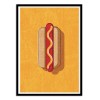 Art-Poster - Fast Food Hot Dog - Daniel Coulmann
