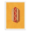 Art-Poster - Fast Food Hot Dog - Daniel Coulmann