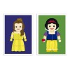 2 Art-Posters 30 x 40 cm - Duo Bella and Snow White Toys - Rafa Gomes