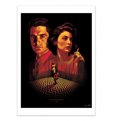 Art-Poster - Twin Peaks - Joshua Budich