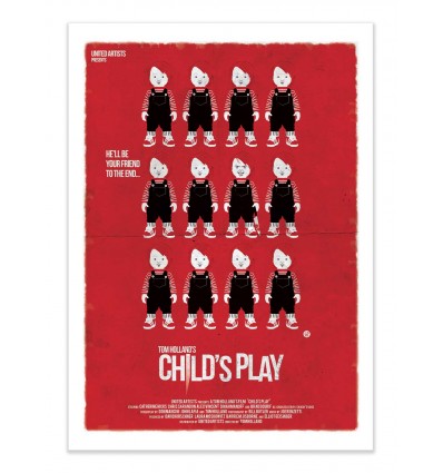 Art-Poster - A child's play - Alain Bossuyt