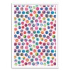 Art-Poster - Color Ink Marbles Dots Multicolored - Ninola