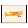 Art-Poster - Petit avion jaune - Florent Bodart