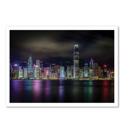 Art-Poster - Hong Kong Skyline - Tom Wang