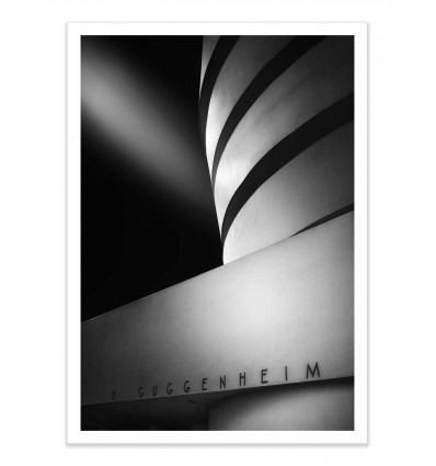 Art-Poster - The Guggenheim Museum - Jorge Ruiz Dueso