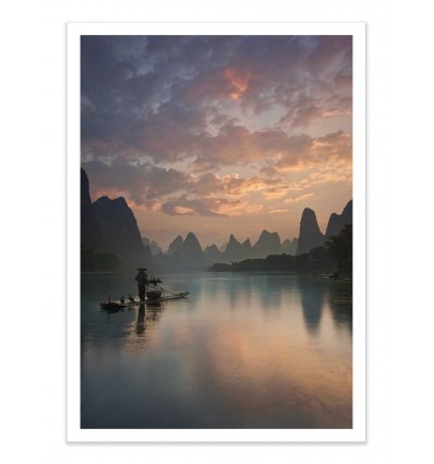 Art-Poster - Li River Sunrise - Yan Zhang