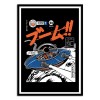 Art-Poster - Flying saucers - Paiheme studio