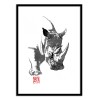 Art-Poster - Rhino - Pechane Sumie