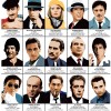 Art-Poster - Gangster Movie characters - Olivier Bourdereau