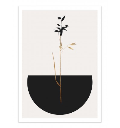 Art-Poster - Planta Negra - Kubistika