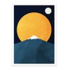 Art-Poster - Himalaya at night - Kubistika
