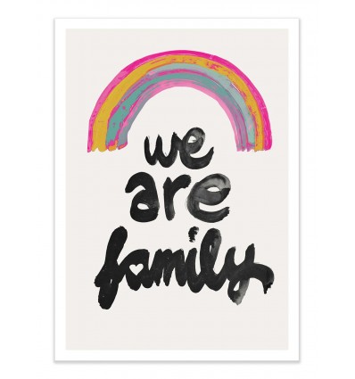 Art-Poster - We are family - Treechild