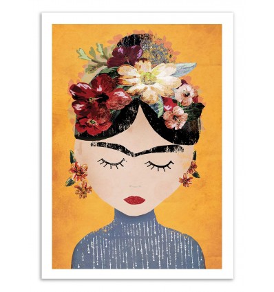 Art-Poster - Frida Yellow Version - Treechild