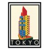 Art-Poster - Tokyo Capsule Tower - Rosi Feist