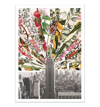 Art-Poster - Vintage blooming New-York - Bianca Green