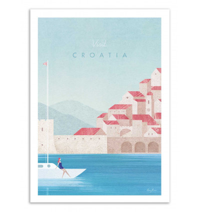 Art-Poster - Visit Croatia - Henry Rivers