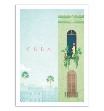 Art-Poster - Visit Cuba - Henry Rivers