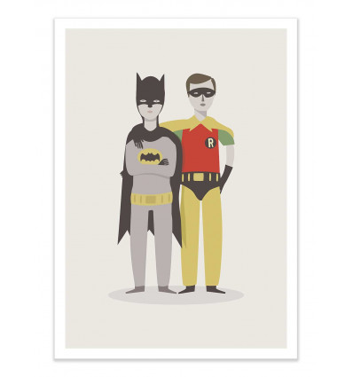 Art-Poster - Bat and Robin - Judy Kaufmann