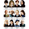Art-Poster - Harry Potter Characters - Olivier Bourdereau