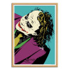 Art-Poster - Joker So Serious - Vee Ladwa - Cadre bois chêne