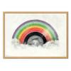 Art-Poster - Vinyle Spectrum - Cadre bois chêne
