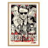 Art-Poster - Reservoir dogs - Joshua Budich - Cadre bois chêne