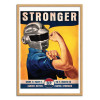 Art-Poster - Stronger - David Redon - Cadre bois chêne