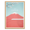 Art-Poster - Visit Japan - Henry Rivers - Cadre bois chêne