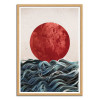 Art-Poster - Sunrise in Japan - Ruben Ireland - Cadre bois chêne