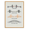 Art-Poster - Four bridges - Fox and Velvet